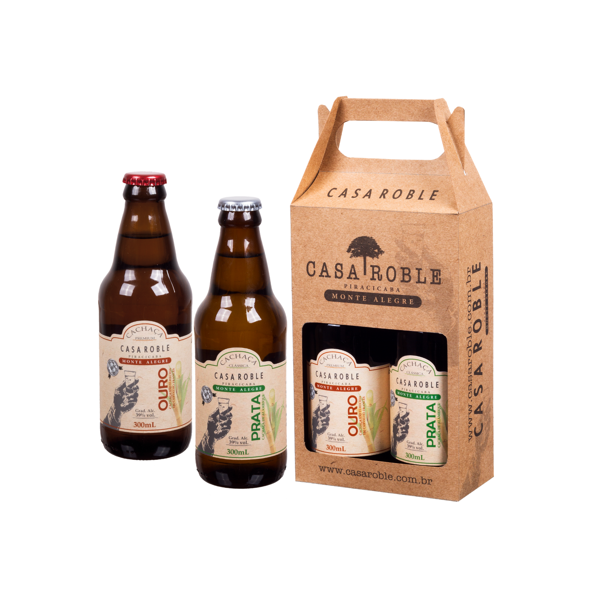 Kit Casa Roble 300ml - 1 Prata + 1 Ouro PREMIADA!!