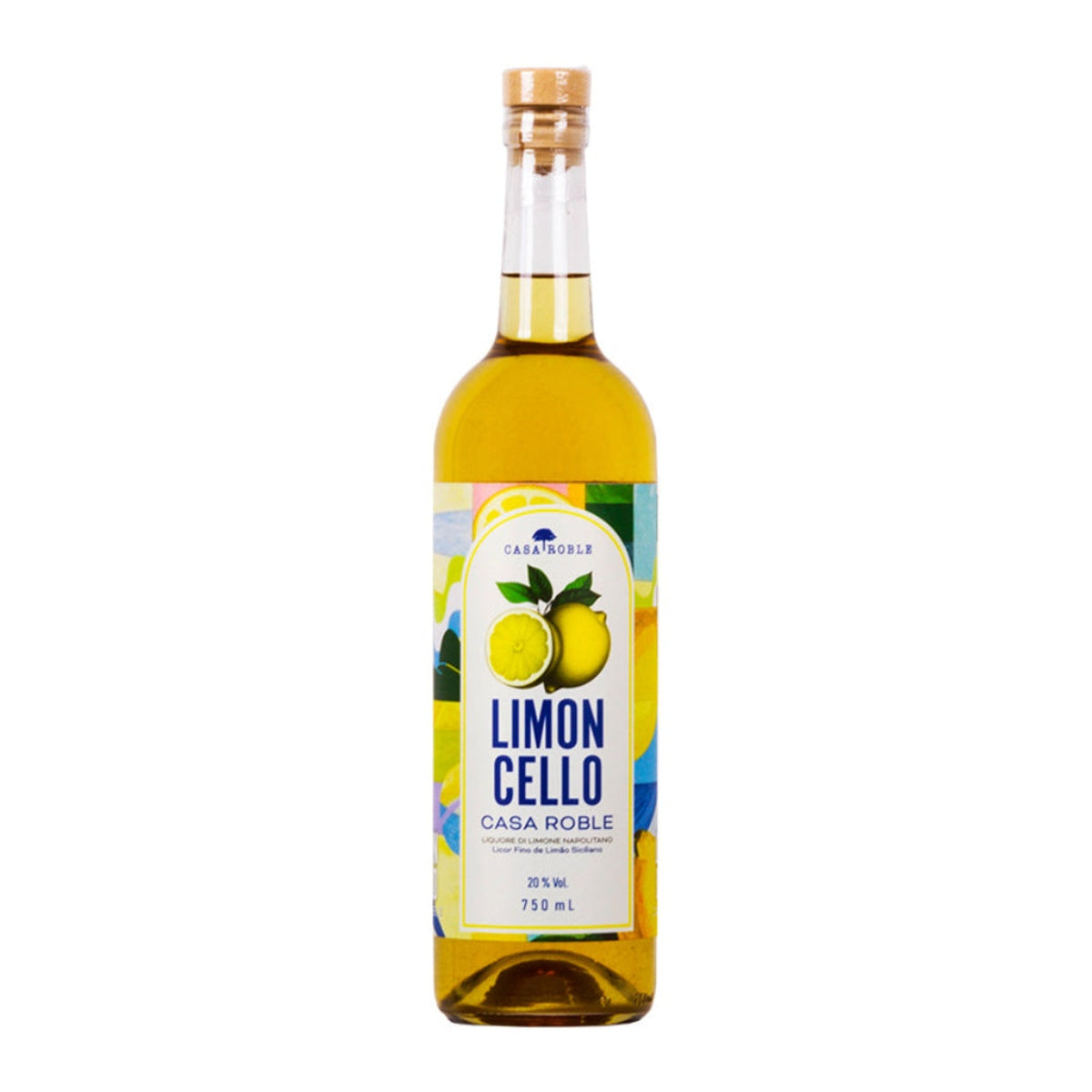 Limoncello Casa Roble - Licor Fino de Limão Siciliano 750ml